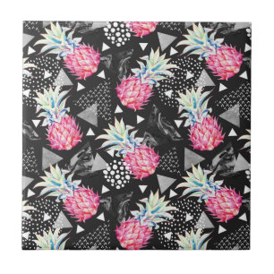 Textured Triangle Pineapple Pattern Ceramic Tile