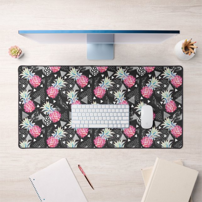 Textured Triangle Pineapple Pattern Desk Mat (Office 1)