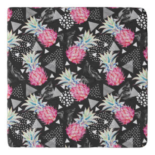Textured Triangle Pineapple Pattern Trivet