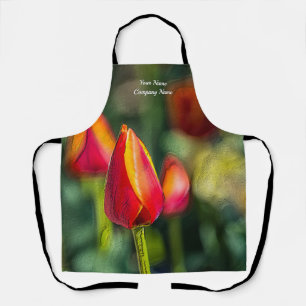 Textured Tulip Garden Apron