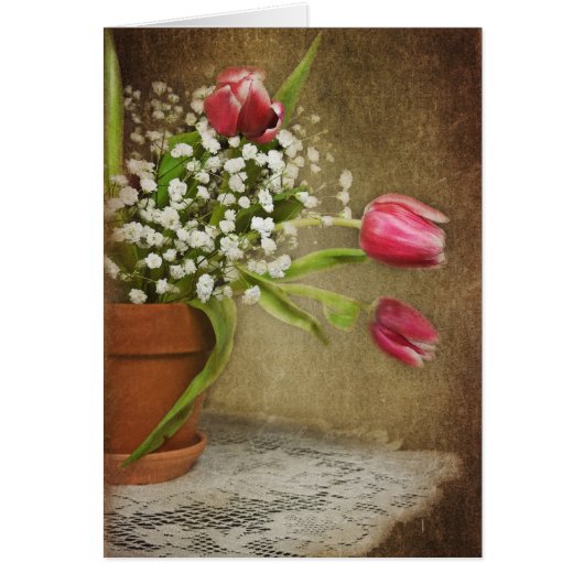 Textured Tulips Cards (Front)