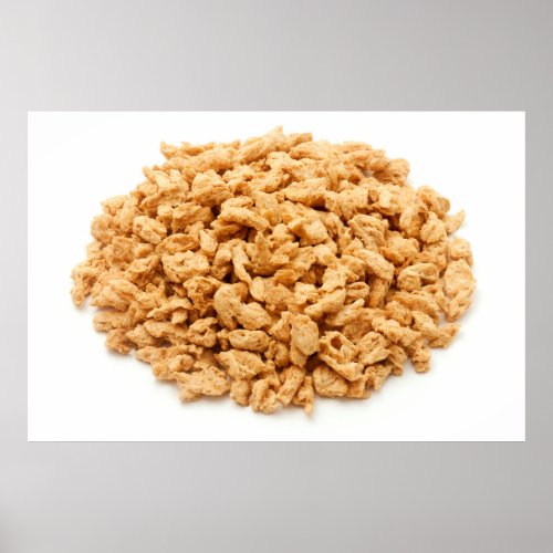 Textured vegetable protein poster