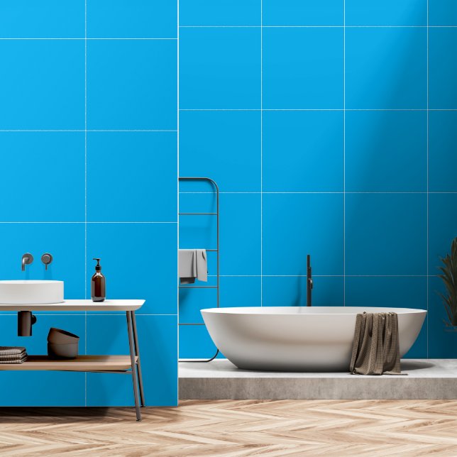 Textured Vinyl Peel and Stick Wallpaper | DIY (Bathroom)