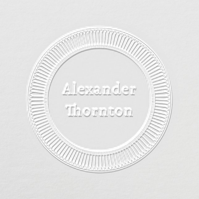 Textured Woven Circle Embosser (Design)