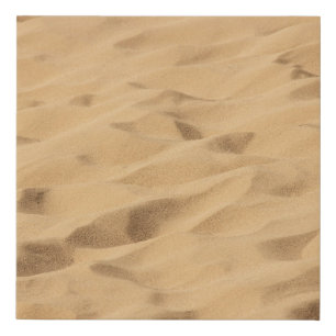 Textured yellow desert sand background. faux canvas print