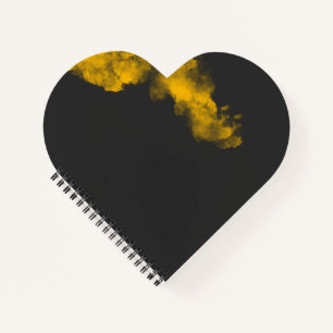 Textured Yellow Notebook - Unique Background