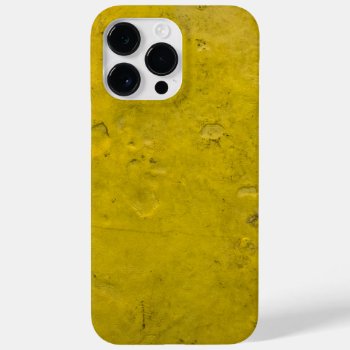 Textured Yellow Paint Case-mate Iphone 14 Pro Max Case by lazytextures at Zazzle