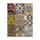 Textures of Mexico City Travel Postcard