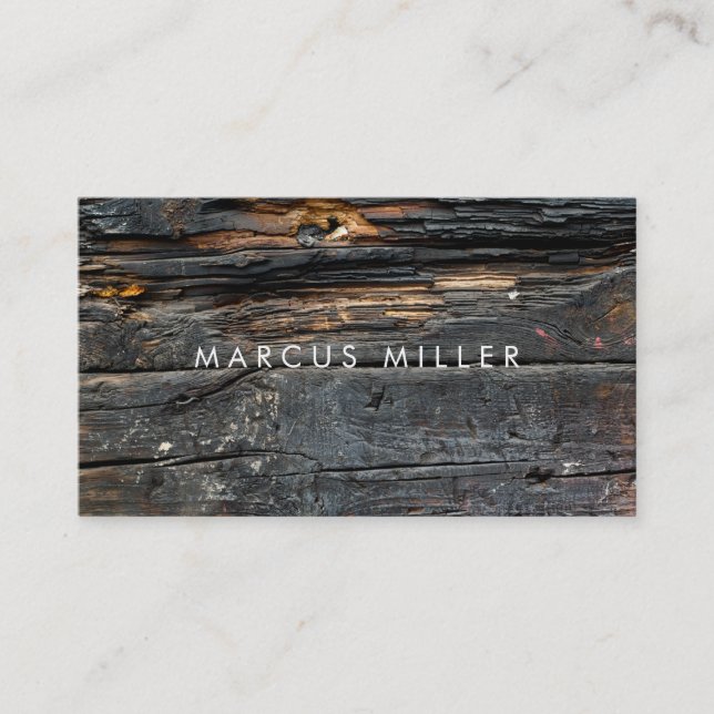 TEXTURES | WOOD | BUSINESS CARD (Front)