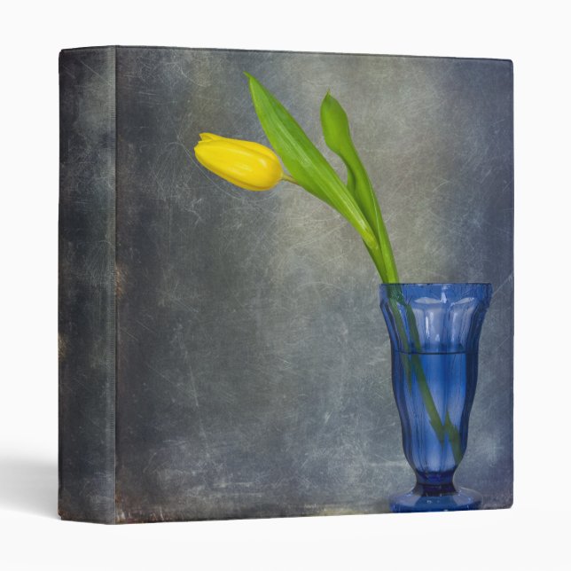 Texured Tulip 3 Ring Binder (Front/Spine)