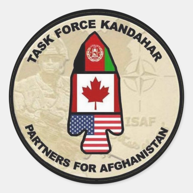 TFK LOGO CLASSIC ROUND STICKER (Front)