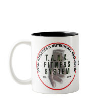 TFS black and white coffee or tea mug