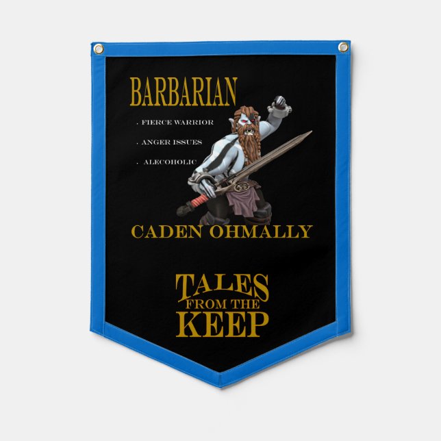 TftK Caden Ohmally Introduction Pennant (Front)