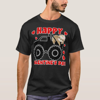 Tg Cute Truck Sloth Valentines Day T-Shirt