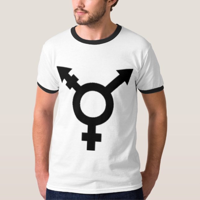 tg symbol black T-Shirt (Front)