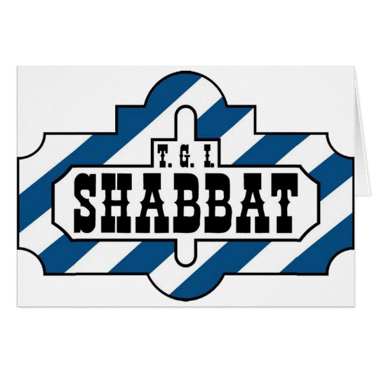 TGI SHABBAT CARDS (Front Horizontal)
