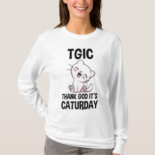 TGIC Thank God It's Caturday T-Shirt