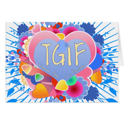 TGIF CARDS (Front Horizontal)