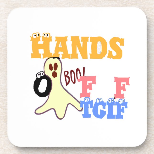 TGIF fRIDAY COLORS.png Beverage Coaster (Front)