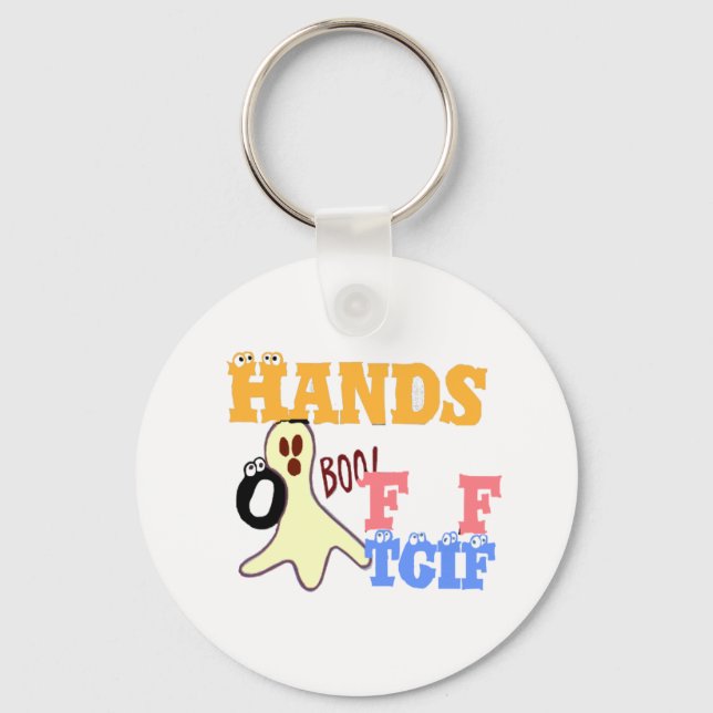 TGIF fRIDAY COLORS.png Keychain (Front)