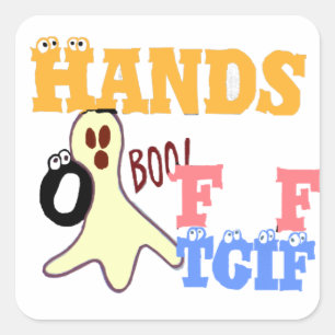 TGIF fRIDAY COLORS.png Square Sticker