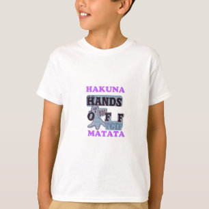 TGIF Hakuna Matata Hands Off Boo Funny Face T-Shirt
