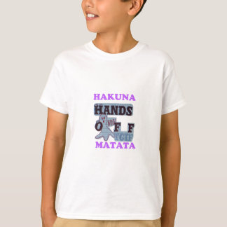 TGIF Hakuna Matata Hands Off Boo Funny Face T-Shirt