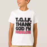  T.G.I.F. shirt Thank God I fish shirt funny fishing T-Shirt :  Clothing, Shoes & Jewelry