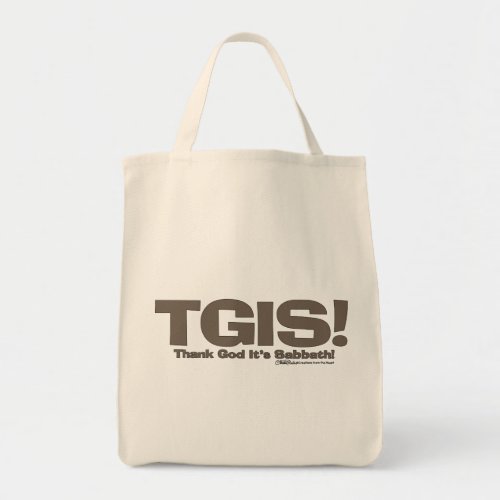 TGIS Sabbath design Tote Bag