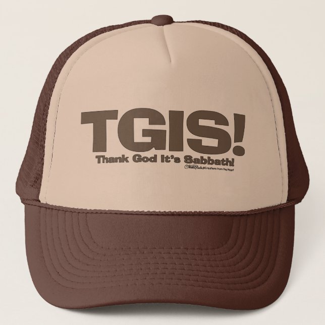 TGIS Sabbath design Trucker Hat (Front)