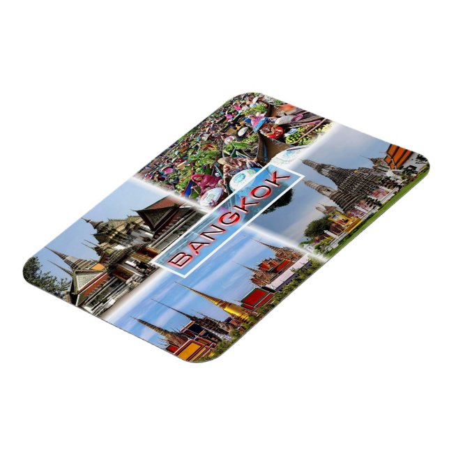 TH Bangkok - Wat Pho - Floating Market - Gran Pala Magnet (Left Side)