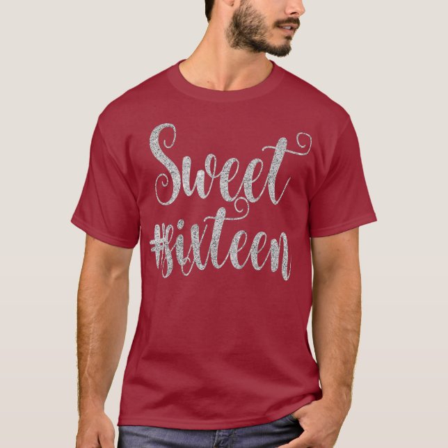 th Birthday Gift Teen Sweet Sixteen T-Shirt (Front)