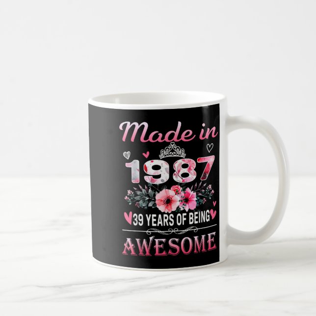 &# th Birthday Made In 1987 &#  Years Of Being A Coffee Mug (Right)