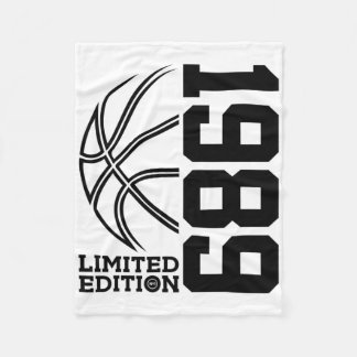 &#; th Birthday Sketll Limited Edition 1989 Fleece Blanket