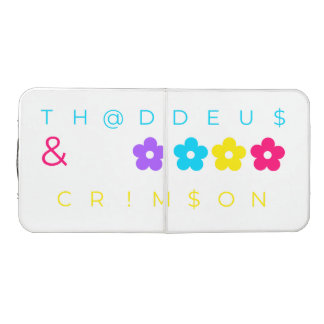 TH@DDEU$ & CRIM$ON BEER PONG TABLE