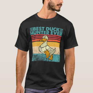 Th Retro Vintage Best Duck Hunter Ever Hunting Cos T-Shirt