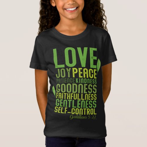 Th The Fruit of The Spirit Gifts Christian Bible V T_Shirt