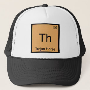 Th - Trojan Horse Chemistry Element Symbol T-Shirt Trucker Hat