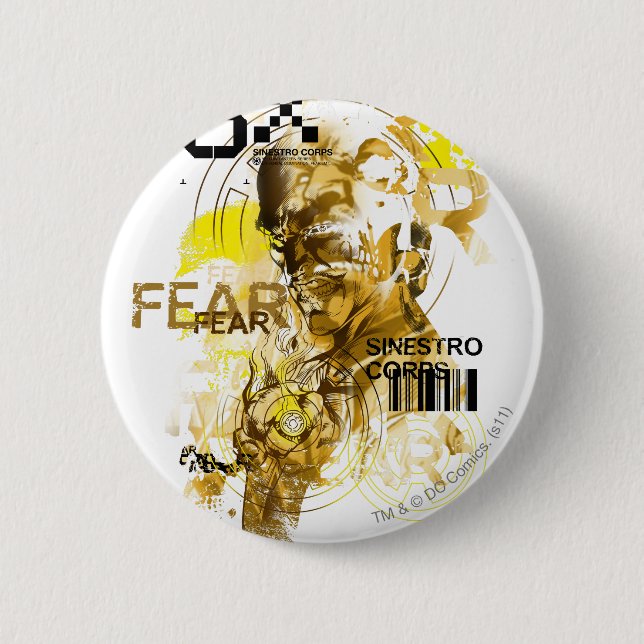 Thaal Sinestro 11 Button (Front)