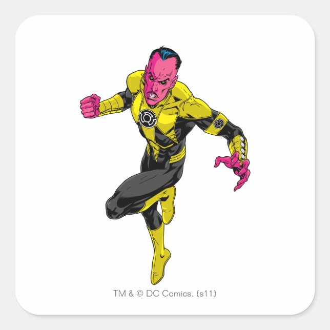 Thaal Sinestro 1 Square Sticker (Front)
