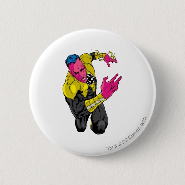 Thaal Sinestro 7 Pinback Button (Front)