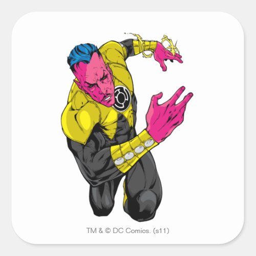 Thaal Sinestro 7 Square Sticker