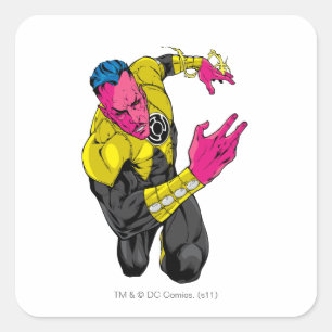 Thaal Sinestro 7 Square Sticker