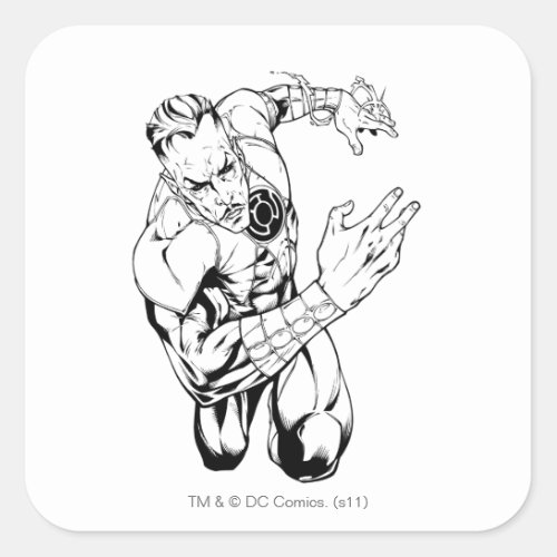 Thaal Sinestro 9 Square Sticker