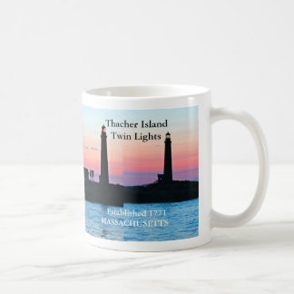 Thacher Island Twin Lights, Massachusetts Mug