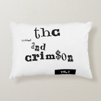 thaddeus & crimson accent pillow