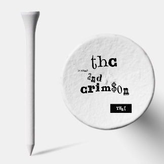 thaddeus & crimson golf tees