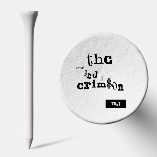 thaddeus & crimson golf tees (Combo)