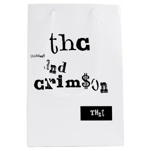 thaddeus & crimson medium gift bag