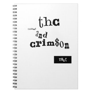 thaddeus & crimson notebook